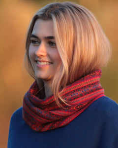 Cashmere Blend Fairisle Snood