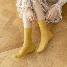 Load image into Gallery viewer, Autumn/Winter Women&#39;s Wool &amp; Cashmere Striped Diamond Socks