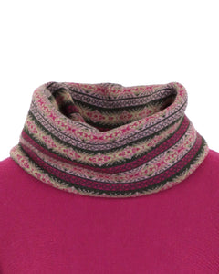 Cashmere Blend Fairisle Snood