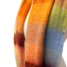 Load image into Gallery viewer, Colour Block Super Soft Checked Winter Scarf