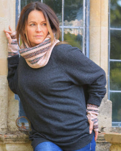 Cashmere Blend Fairisle Snood