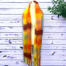 Load image into Gallery viewer, Colour Block Super Soft Checked Winter Scarf