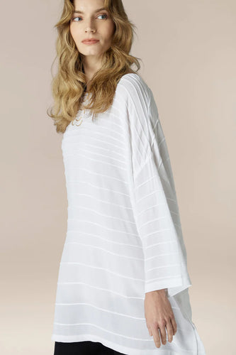 Sahara Crepe Pleated Top