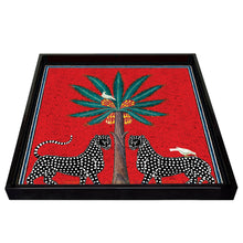Load image into Gallery viewer, Ortigia square Lacquered Mosaic Tray