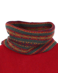 Cashmere Blend Fairisle Snood