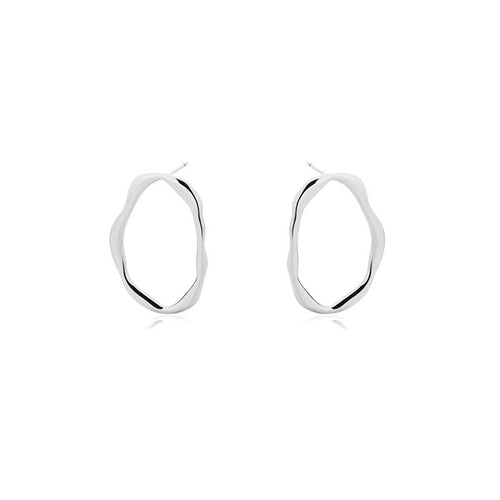 Silver plated hoop  Earrings