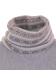 Cashmere Blend Fairisle Snood