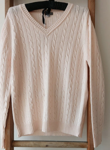 Classic Cable Knit Cashmere and Organic Lambswool